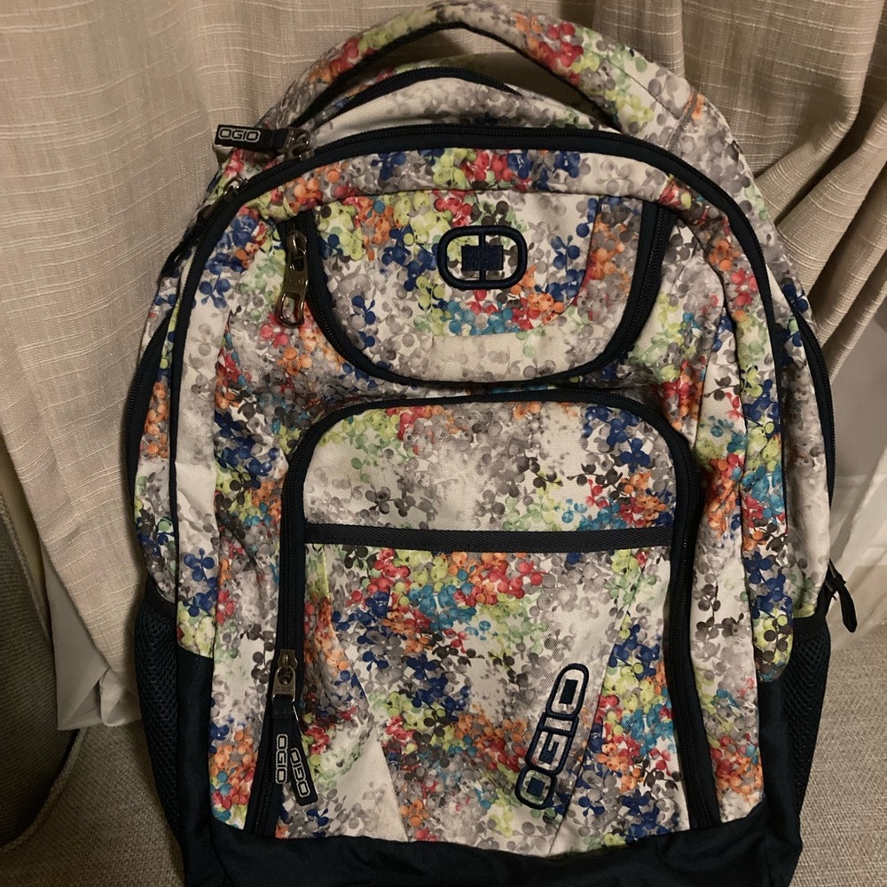 OGio backpack multi color gently used